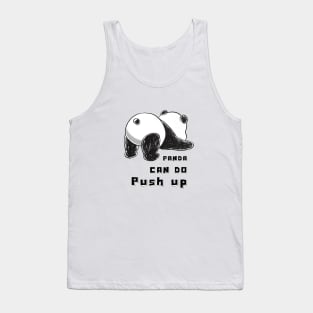 Panda can do push-ups Tank Top